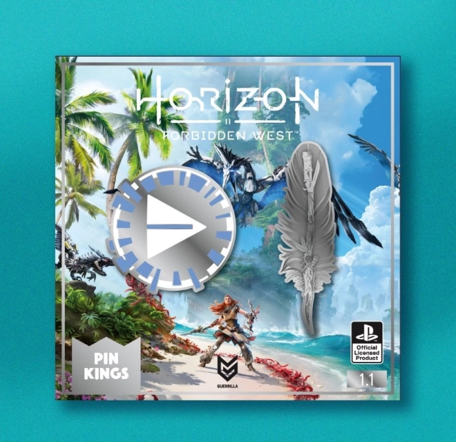 Przypinki Horizon Forbidden West – zestaw 2 metalowych przypinek