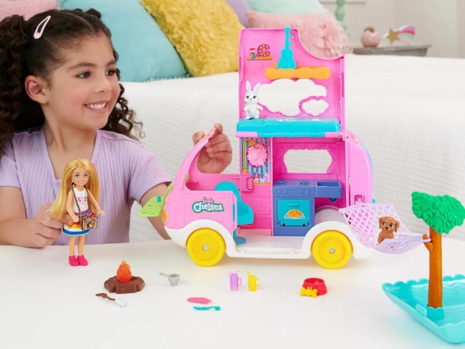 Barbie Chelsea kamping zestaw