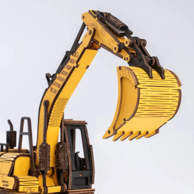 RoboTime drewniane 3D puzzle - Koparka