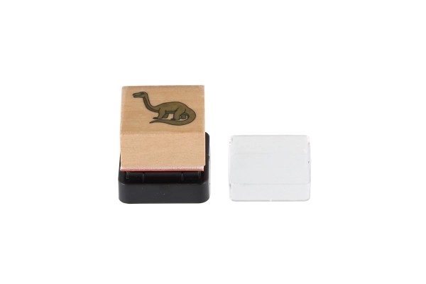 Stemple drewniane 5+1 z poduszką dinozaury 3x3cm na karcie
