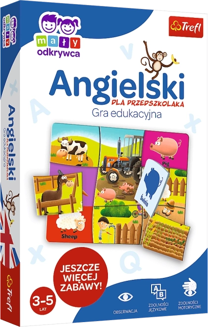 Edukacyjna gra Angielski dla Przedszkolaków - Mały Odkrywca Trefl