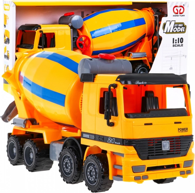 Betoniarka dla dzieci 3+ Realistyczny model 1:10 + ruchome elementy + obrotowy bęben