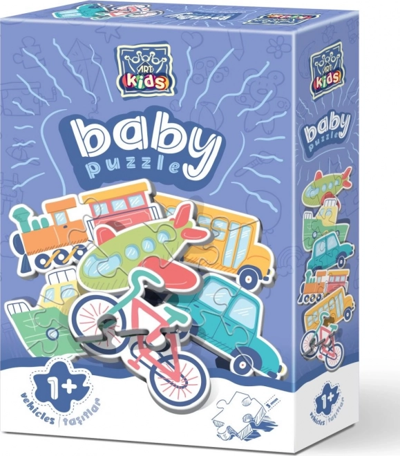 ART PUZZLE Baby Puzzle Środki transportu (2-5 elementów)