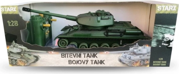 Czołg RC z bitwą na podczerwień – zielony