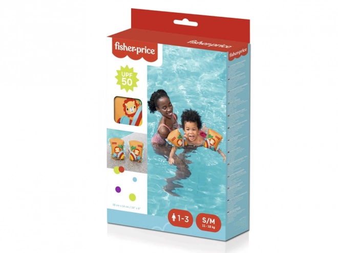 dmuchane rękawki do pływania FISHER-PRICE S/M z ochroną UPF 50