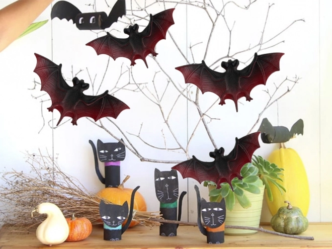 Dekoracja halloweenowa z nietoperzami zestaw