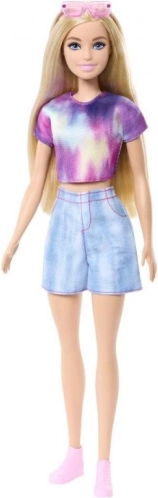 Lalka Barbie Malibu – batikowany strój i dodatki