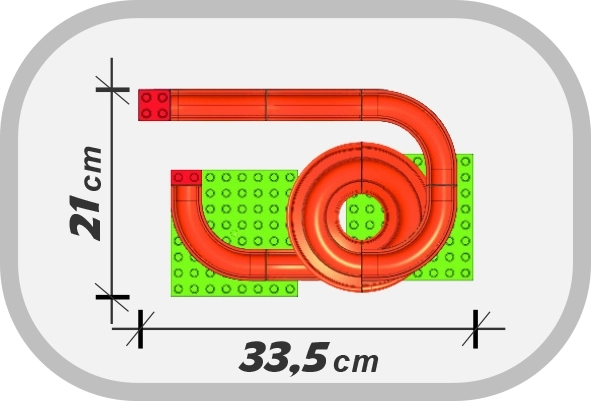 Androni UNICO plus Mała Kulkowa Trasa - 31 Elementów