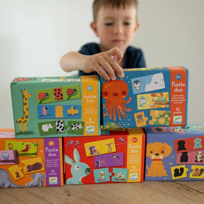 DJECO Duo puzzle Przeciwieństwa