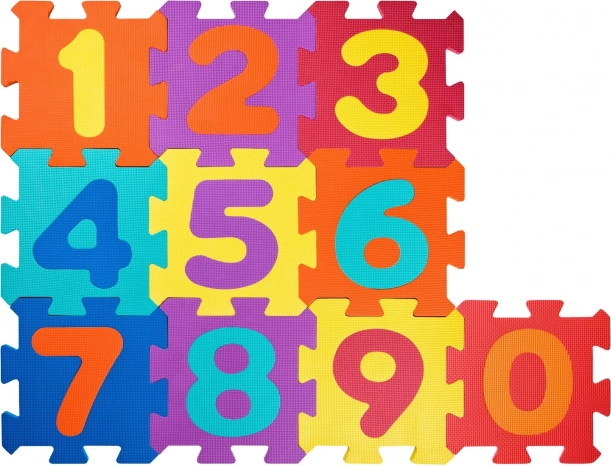Piankowe puzzle z liczbami dla dzieci