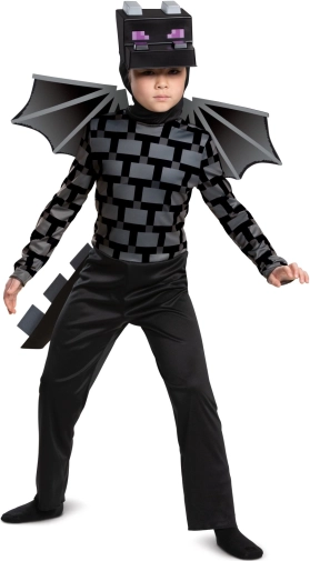 Strój Minecraft Ender Dragon dla dzieci 7–8 lat