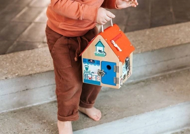 Lilliputiens  drewniany domek z zamkami