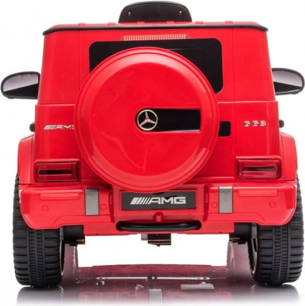 Dziecięcy samochód na akumulator Mercedes G63 czerwony