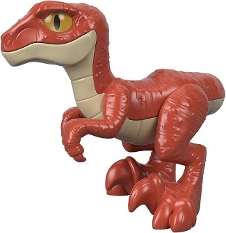 Dinosaur JURSKI ŚWIAT raptor czerwony figurka