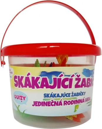 Skaczące żabki QUIZY – rodzinna gra planszowa