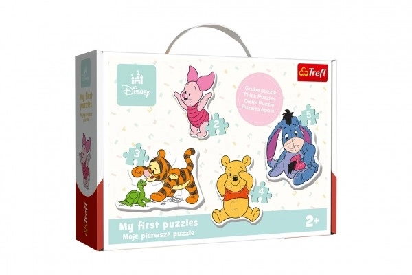 Dziecięce puzzle Disney: Kubuś Puchatek 4w1