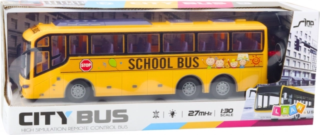 Wyścigowy żółty szkolny autobus RC 1:30 z zdalnym sterowaniem