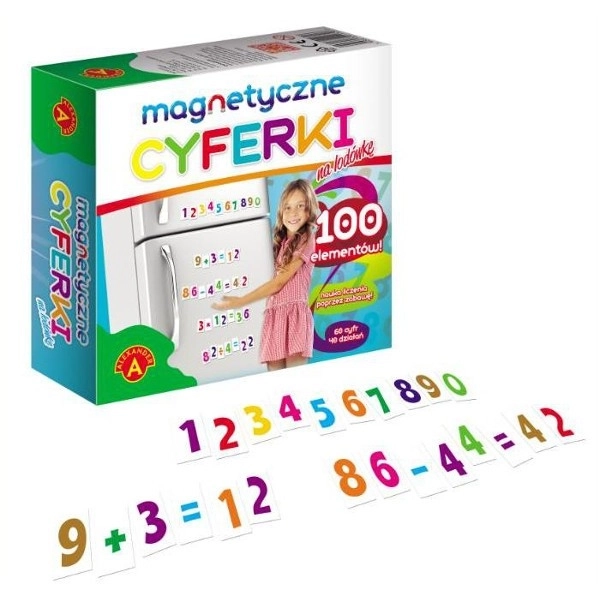 Magnetyczne cyfry na lodówkę
