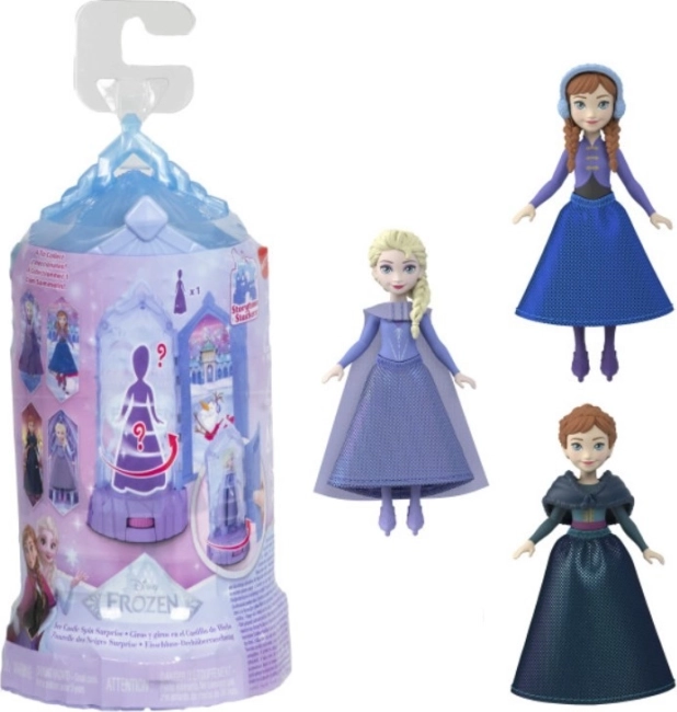 Lalka DISNEY FROZEN lodowy pałac z obrotową niespodzianką (mix)