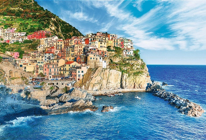 Zestaw puzzli Manarola, Liguria, Włochy 1500 elementów z klejem