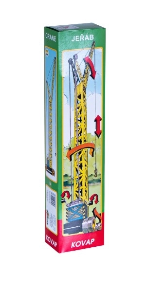 Dźwig metalowy 60cm na korbkę w pudełku Kovap