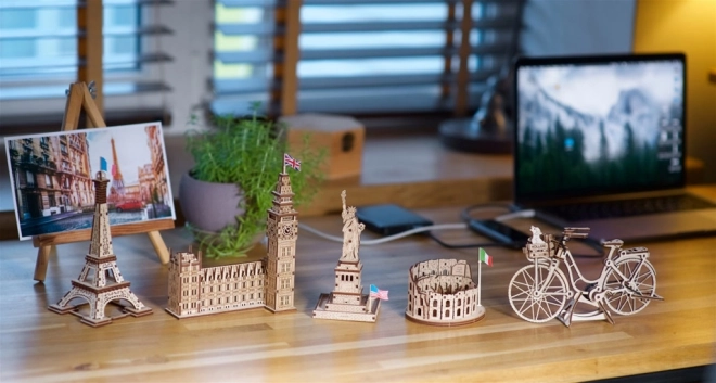 3D drewniany model Statuy Wolności