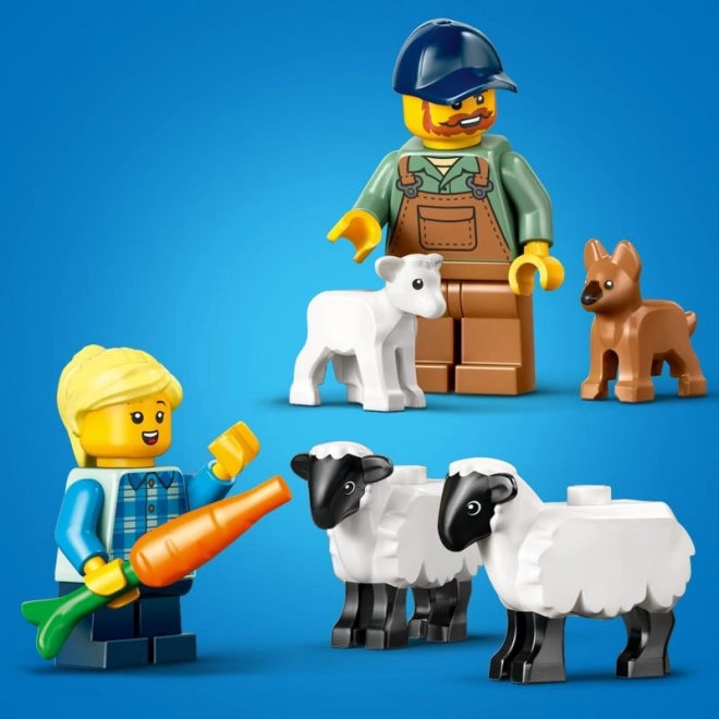 LEGO® City 60461 Czerwony traktor z przyczepą i owcami