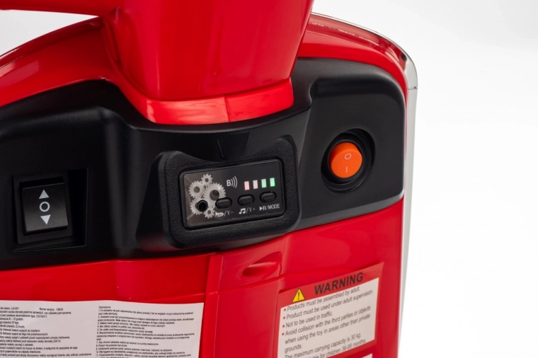 Płynny start i jazda do przodu/tyłu