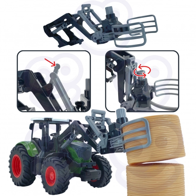 Zestaw maszyn rolniczych traktor mini farma WOOPIE