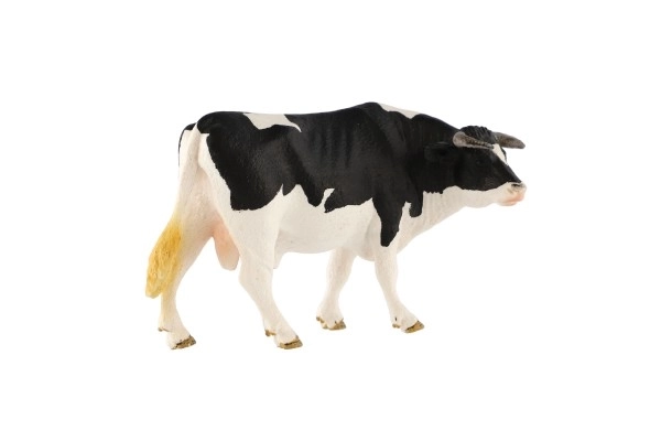 Byk pasiasty czarno-biały plastikowy zooted 13 cm w torebce