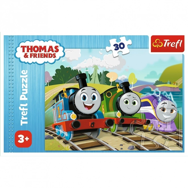 Puzzle 30 kawałków Radosny Tomasz i przyjaciele