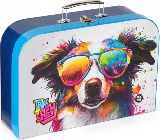 Dziecięca walizeczka z laminatu 34 cm – pies