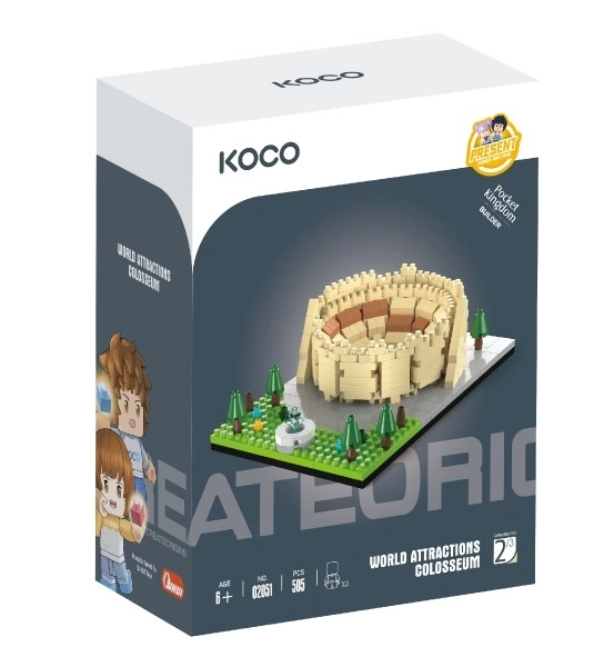 Zestaw konstrukcyjny KOCO Koloseum mini plastik