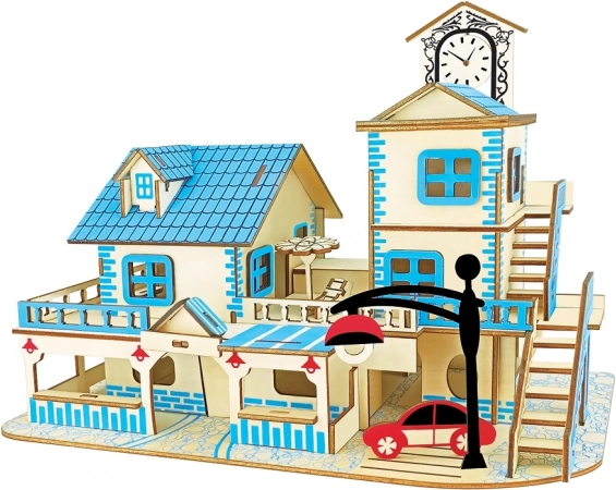 Drewniane puzzle 3D Nadmorska destynacja
