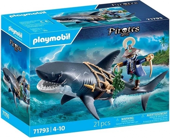 Playmobil Pirates – ogromny rekin z piratem