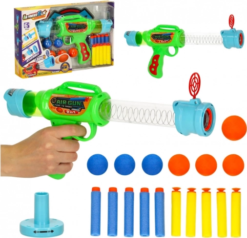 Pistolet 2w1 na piankowe naboje i kulki