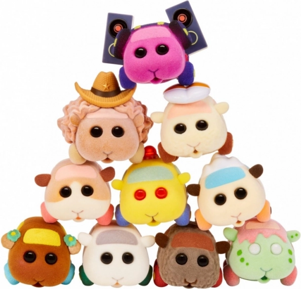 Kolekcjonerskie mini figurki PUI PUI MOLCAR fuzmols 6,5 cm (asortyment)