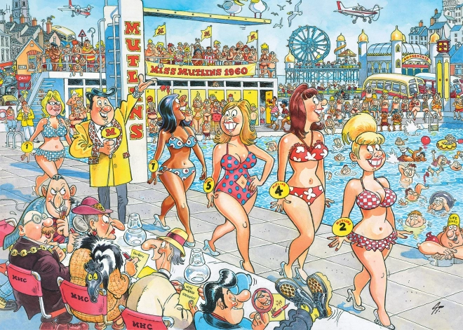Wasgij Przeznaczenie 9: Super Modelki Puzzle 1000 Elementów