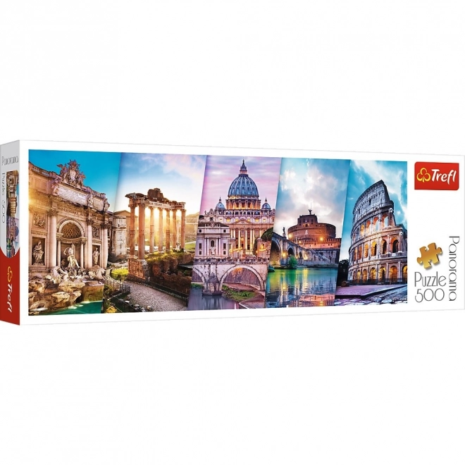 Panoramiczne puzzle 500 elementów - Podróż do Włoch