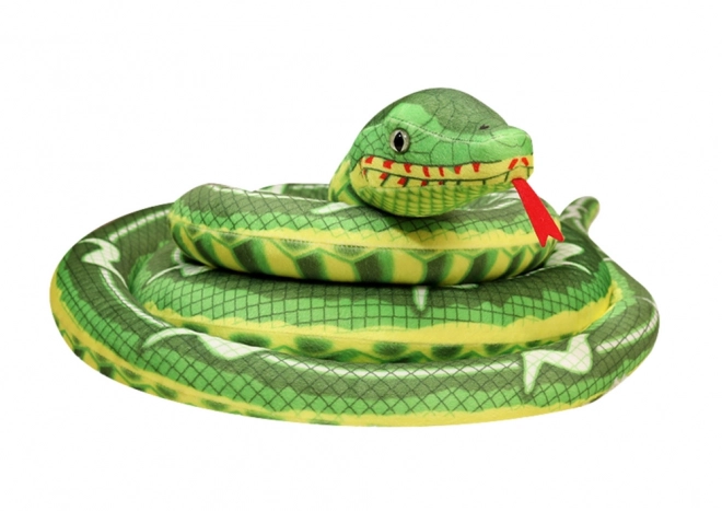 Pluszowy zielony wąż Maskotka 400 cm