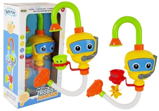 Kolorowy robot nurkowy do kąpieli Wodne kubki wodospadowe