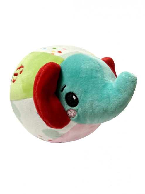 Materiałowy słonik z dzwoneczkiem od Fisher-Price