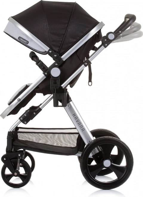 CHIPOLINO Wózek podróżny HAVANA 2w1 Obsidian