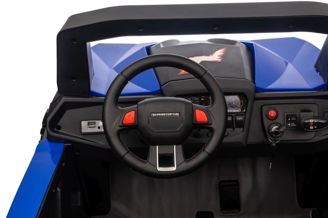 Dziecięcy elektryczny buggy UTV-MX niebieski