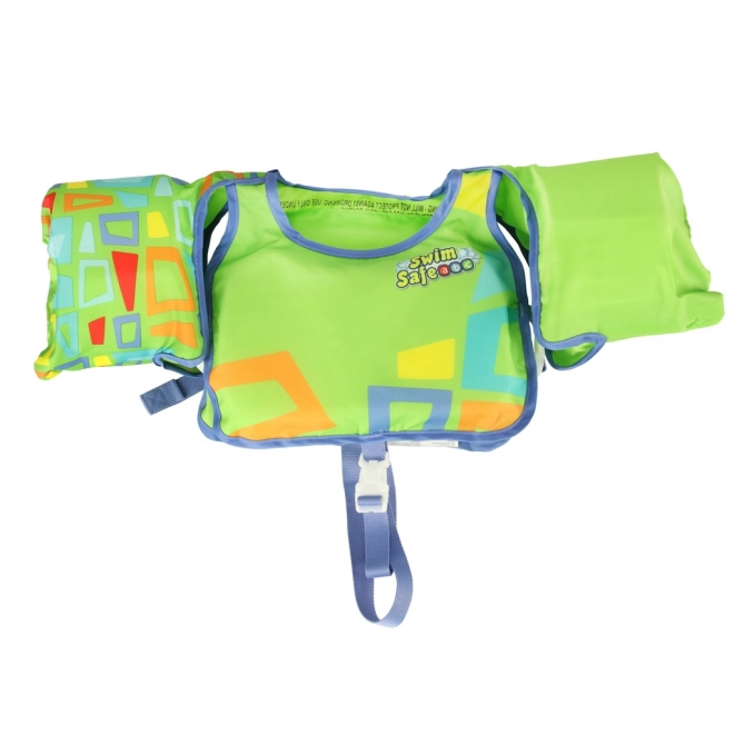 Dziecięca kamizelka do pływania Bestway dla wieku 3-6 lat, 19-30 kg, zielona
