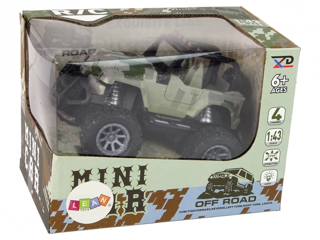 Zdalnie sterowane auto terenowe 1:43 Kamuflaż