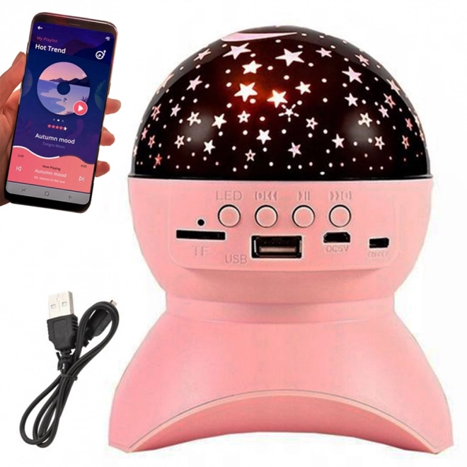 Gwiezdny projektor i głośnik bluetooth