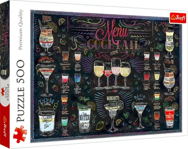 Puzzle 500 elementów – menu koktajli