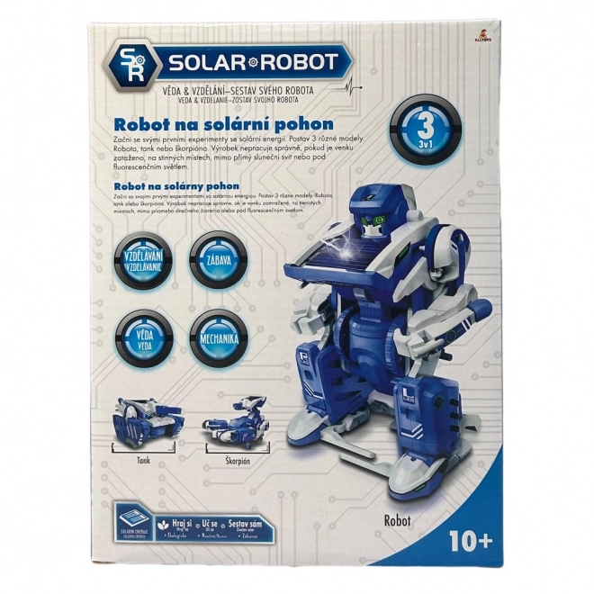 Robot na napęd słoneczny 3w1