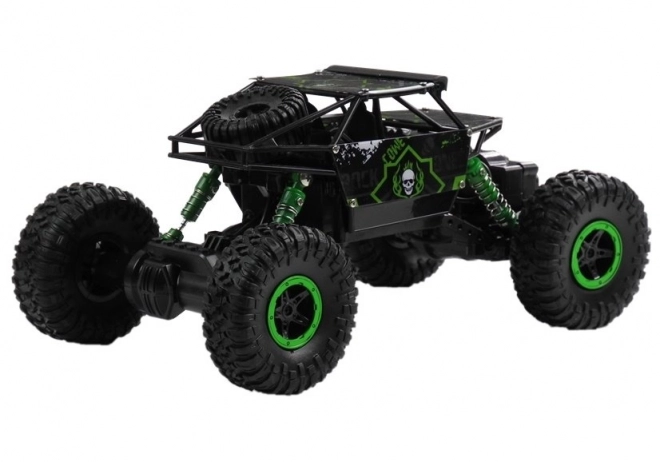 Zdalnie sterowany samochód 4x4 zielony
